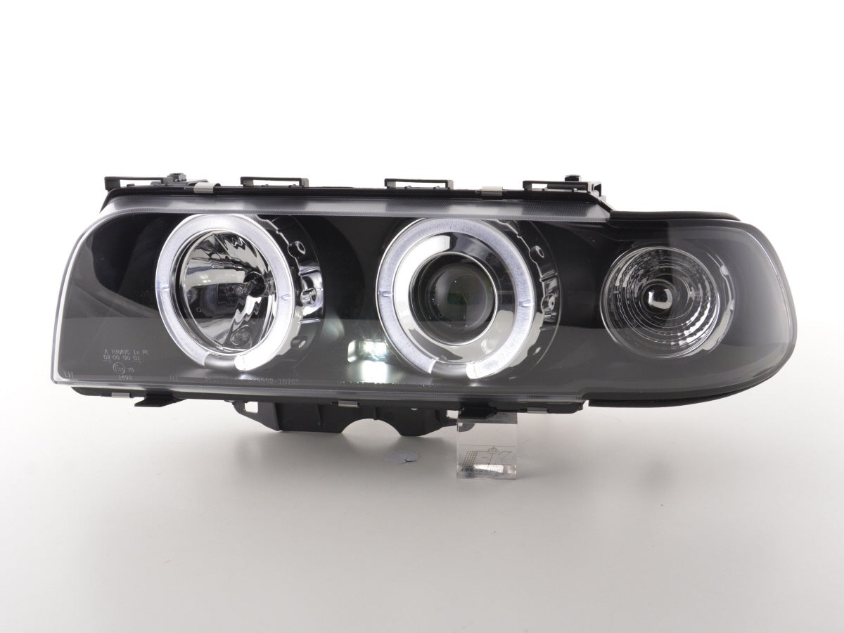 Scheinwerfer Set BMW 7er Typ E38 Bj. 95-98 schwarz
