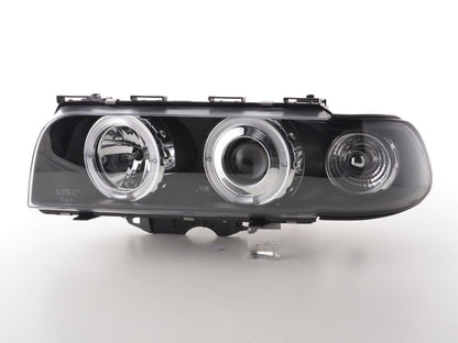 Scheinwerfer Set BMW 7er Typ E38 Bj. 95-98 schwarz