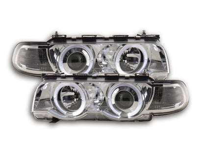 Scheinwerfer Set BMW 7er Typ E38 Bj. 99-02 chrom