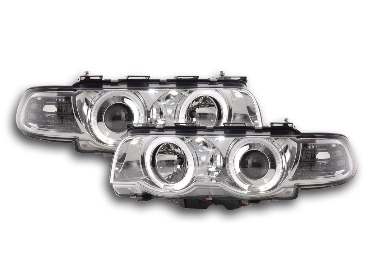 Scheinwerfer Set BMW 7er Typ E38 Bj. 99-02 chrom