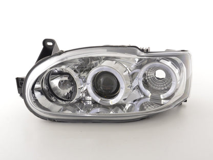 Scheinwerfer Set Ford Escort MK6 / MK7 Bj. 95-09 chrom