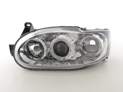 Scheinwerfer Set Ford Escort MK6 / MK7 Bj. 95-09 chrom