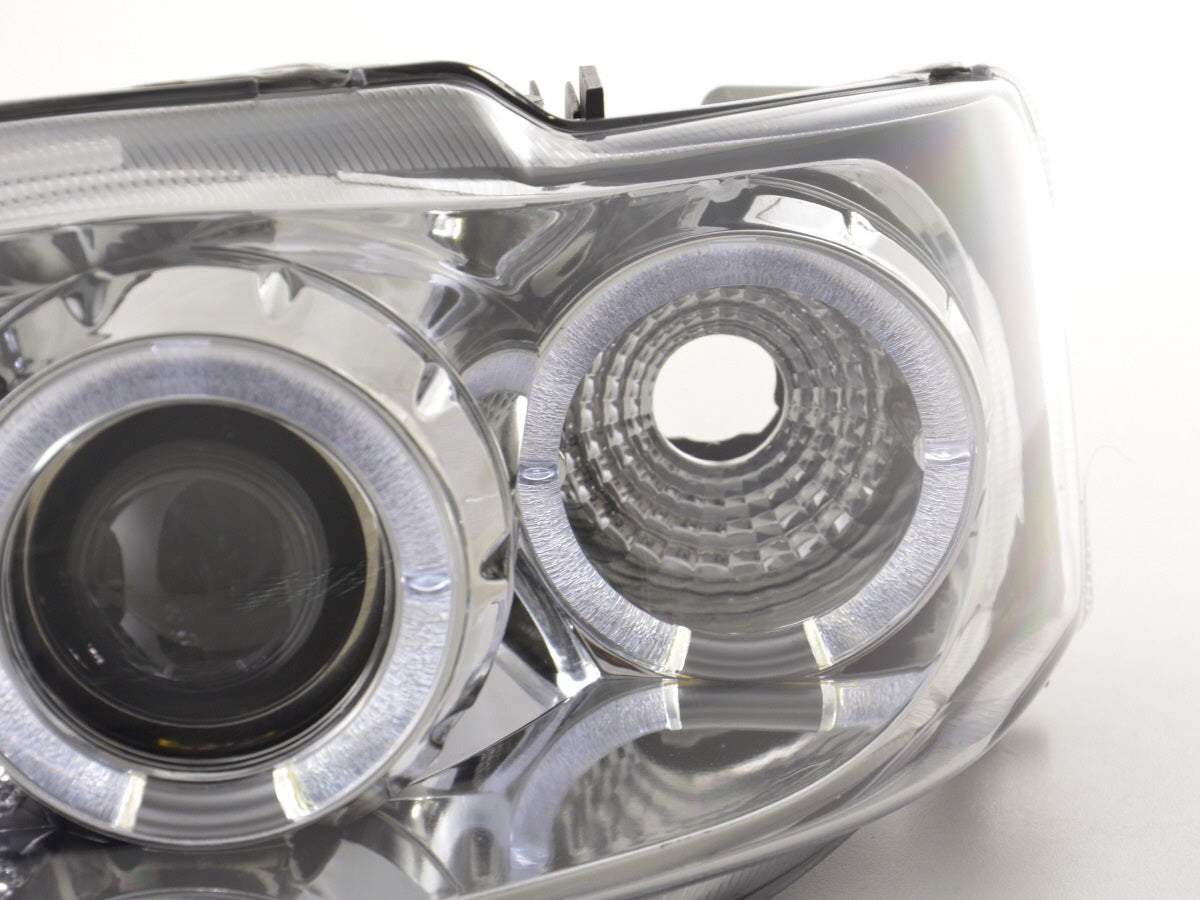 Scheinwerfer Set Ford Escort MK6 / MK7 Bj. 95-09 chrom