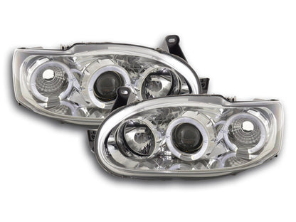 Scheinwerfer Set Ford Escort MK6 / MK7 Bj. 95-09 chrom