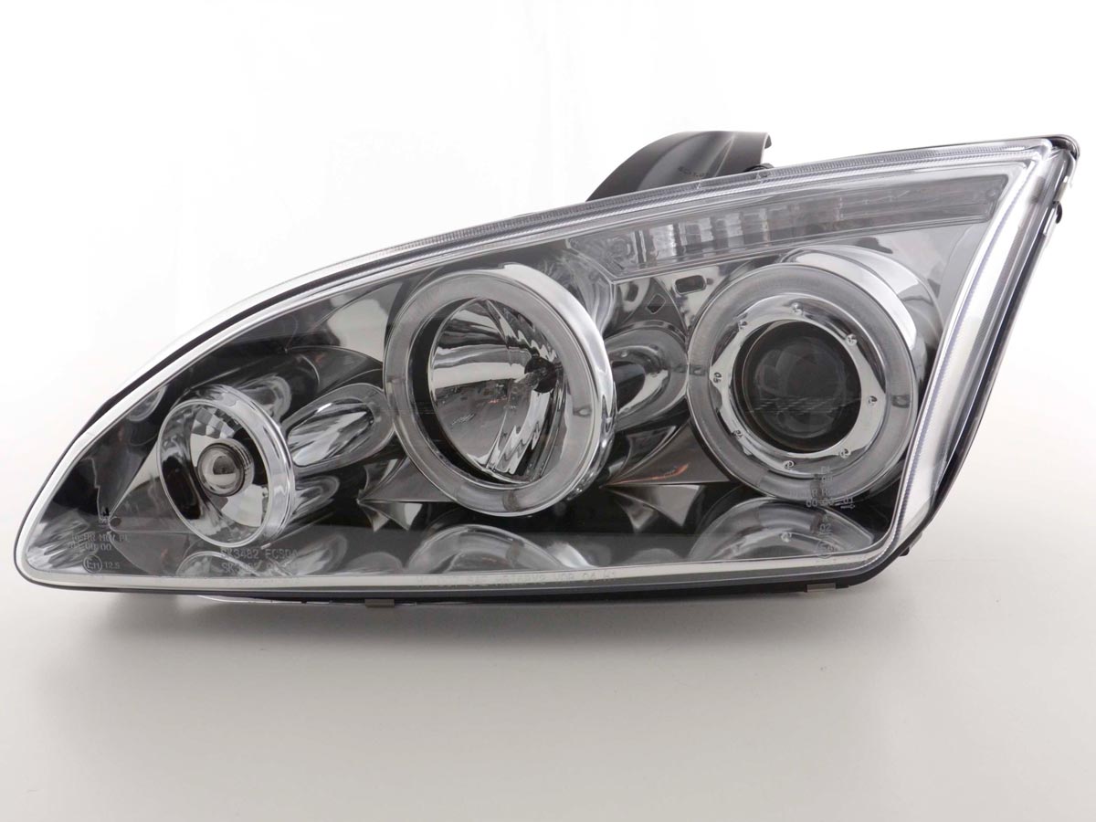 Scheinwerfer Set Angel Eyes Ford Focus 2  05-08 chrom