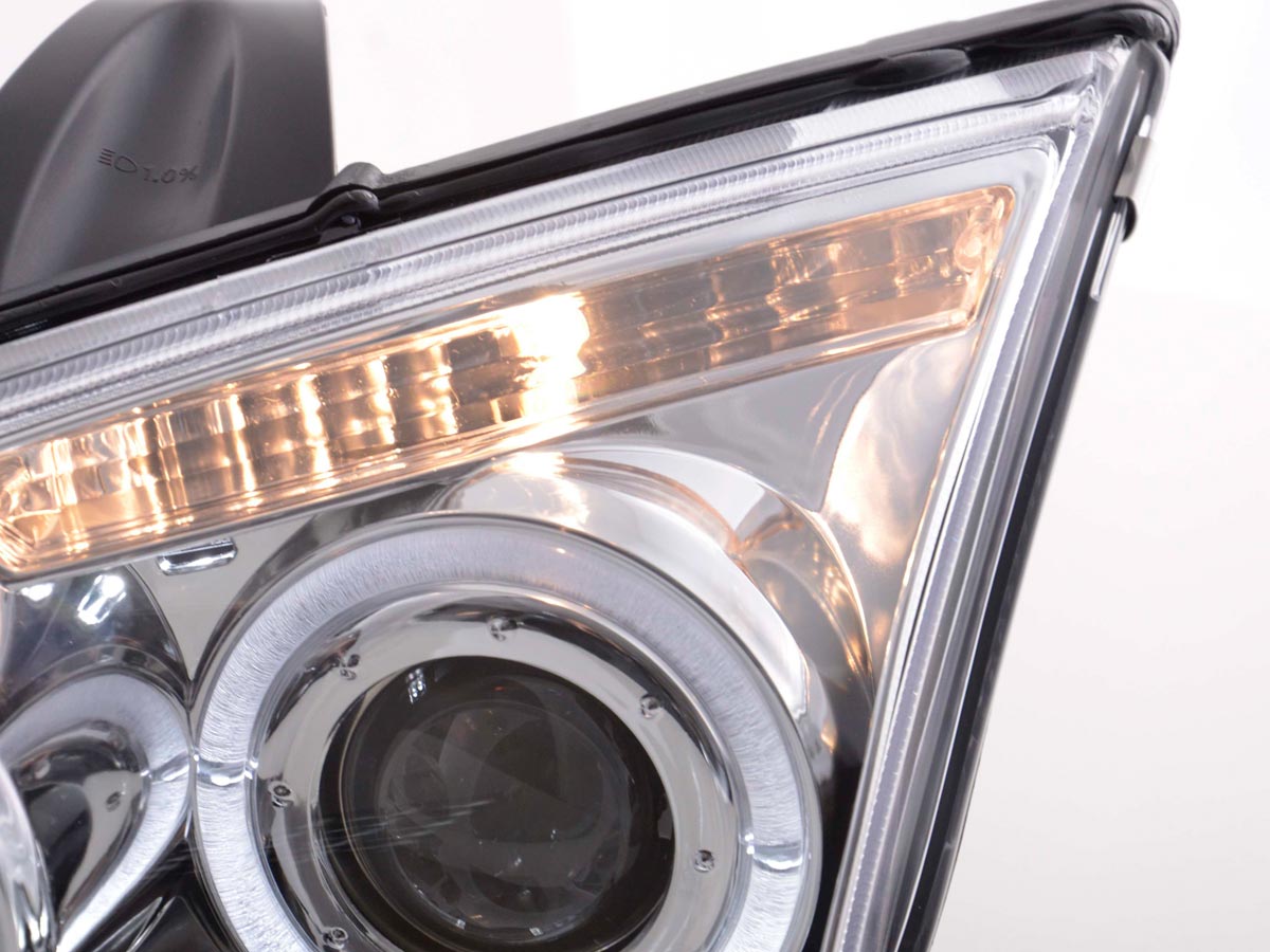 Scheinwerfer Set Angel Eyes Ford Focus 2  05-08 chrom