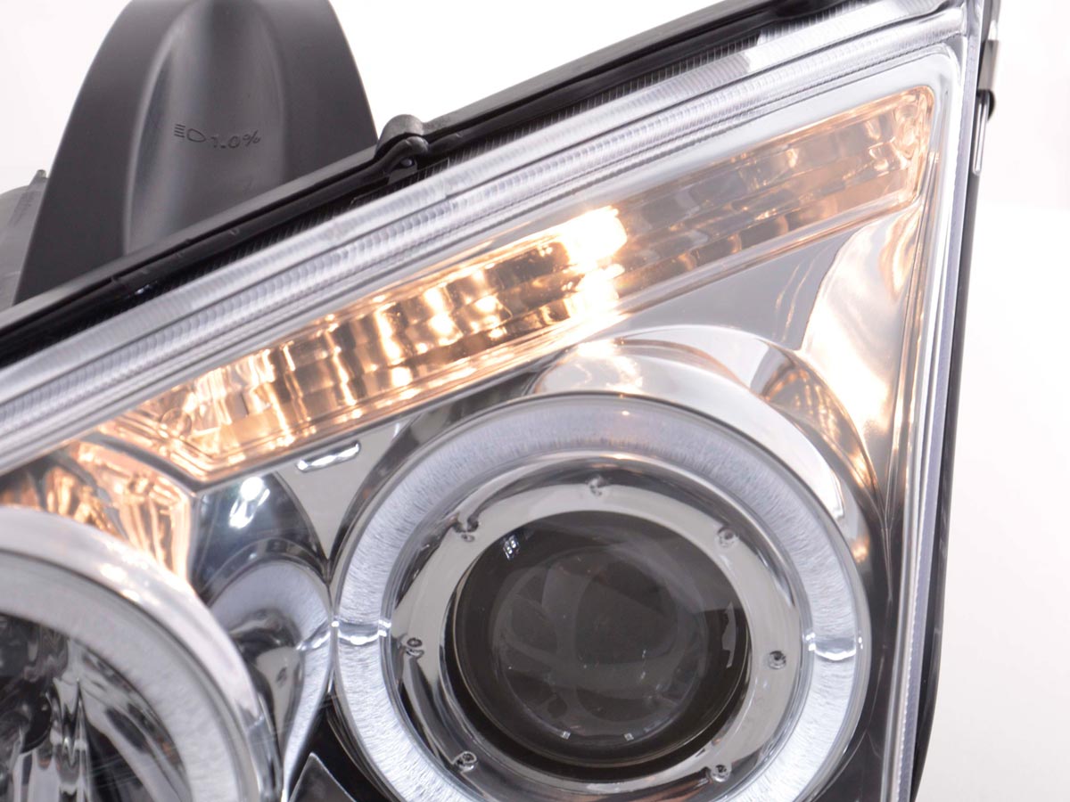 Scheinwerfer Set Angel Eyes Ford Focus 2  05-08 chrom