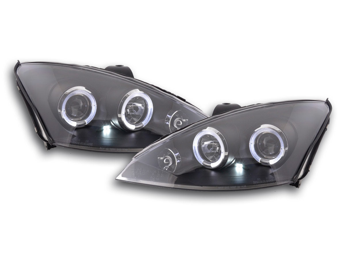 Scheinwerfer Set Ford Focus Bj. 00-04 schwarz