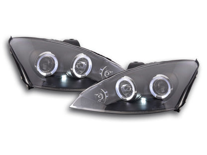 Scheinwerfer Set Ford Focus Bj. 00-04 schwarz