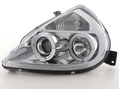 Scheinwerfer Set Angel Eyes Ford KA Typ RBT Bj. 96-08 chrom