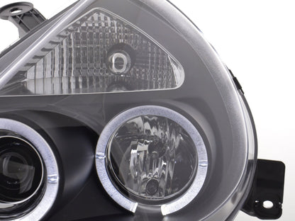 Scheinwerfer Set Ford KA Typ RBT Bj. 97- schwarz