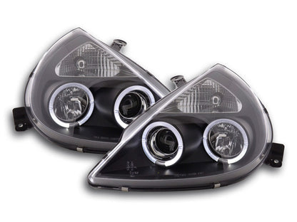 Scheinwerfer Set Ford KA Typ RBT Bj. 97- schwarz