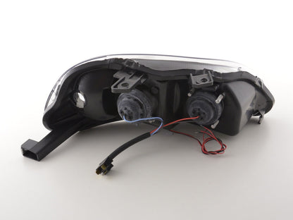 Scheinwerfer Set Honda Civic Coupe/Civic 4-trg. Bj. 96-98 schwarz