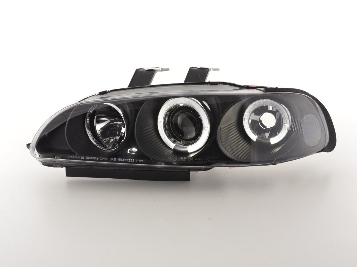 Scheinwerfer Set Honda Civic 4-trg. Bj. 92-95 schwarz