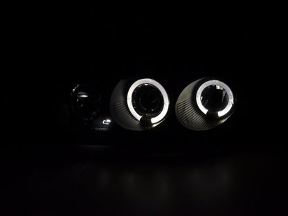 Scheinwerfer Set Honda Civic 4-trg. Bj. 92-95 schwarz