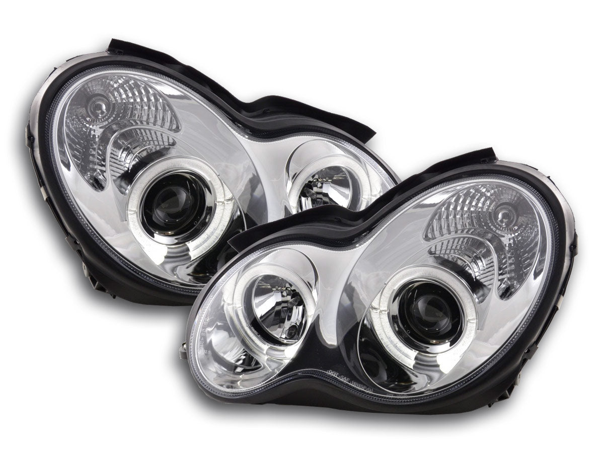 Scheinwerfer Set Mercedes C-Klasse Typ W203  00-07 chrom