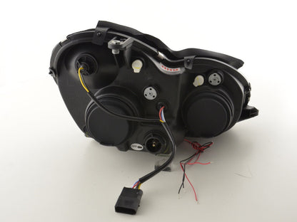 Scheinwerfer Set Mercedes C-Klasse Typ W203 Bj. 00-07 schwarz für Rechtslenker