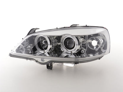 Scheinwerfer Set Opel Astra G Bj. 98-03 chrom