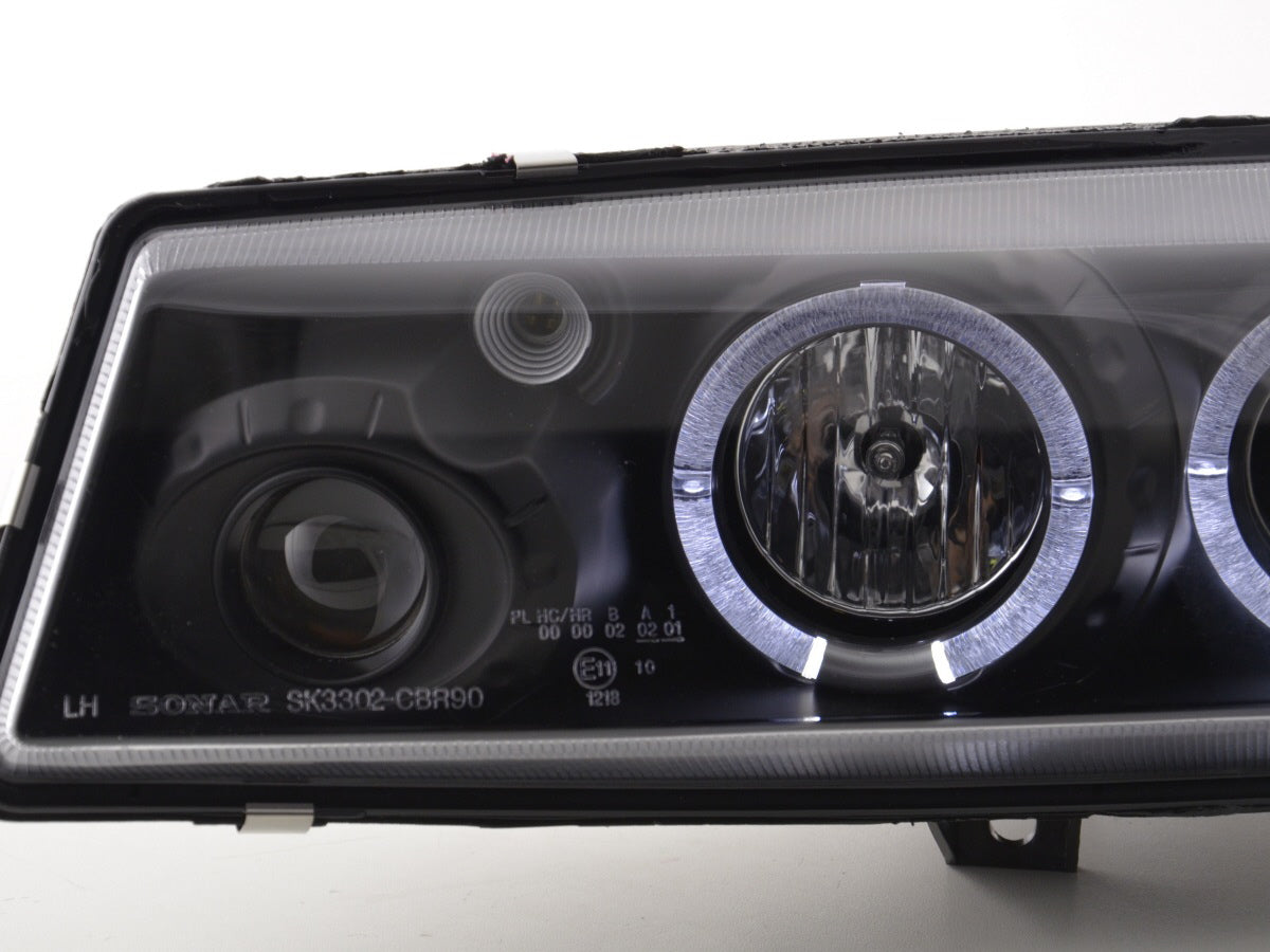 Scheinwerfer Set Opel Calibra  90-98 schwarz