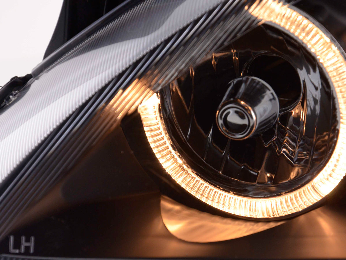 Scheinwerfer Set Angel Eyes Opel Corsa C  01-06 schwarz