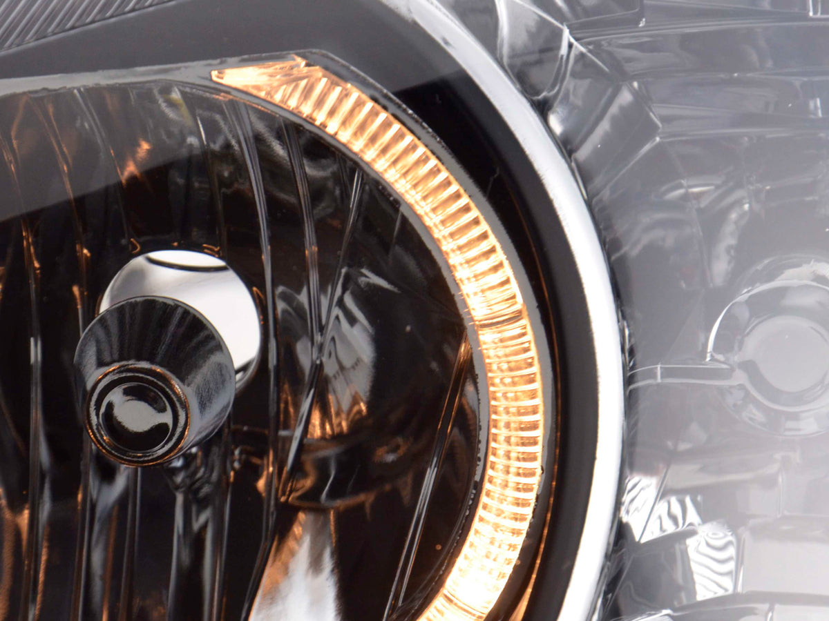 Scheinwerfer Set Angel Eyes Opel Corsa C  01-06 schwarz