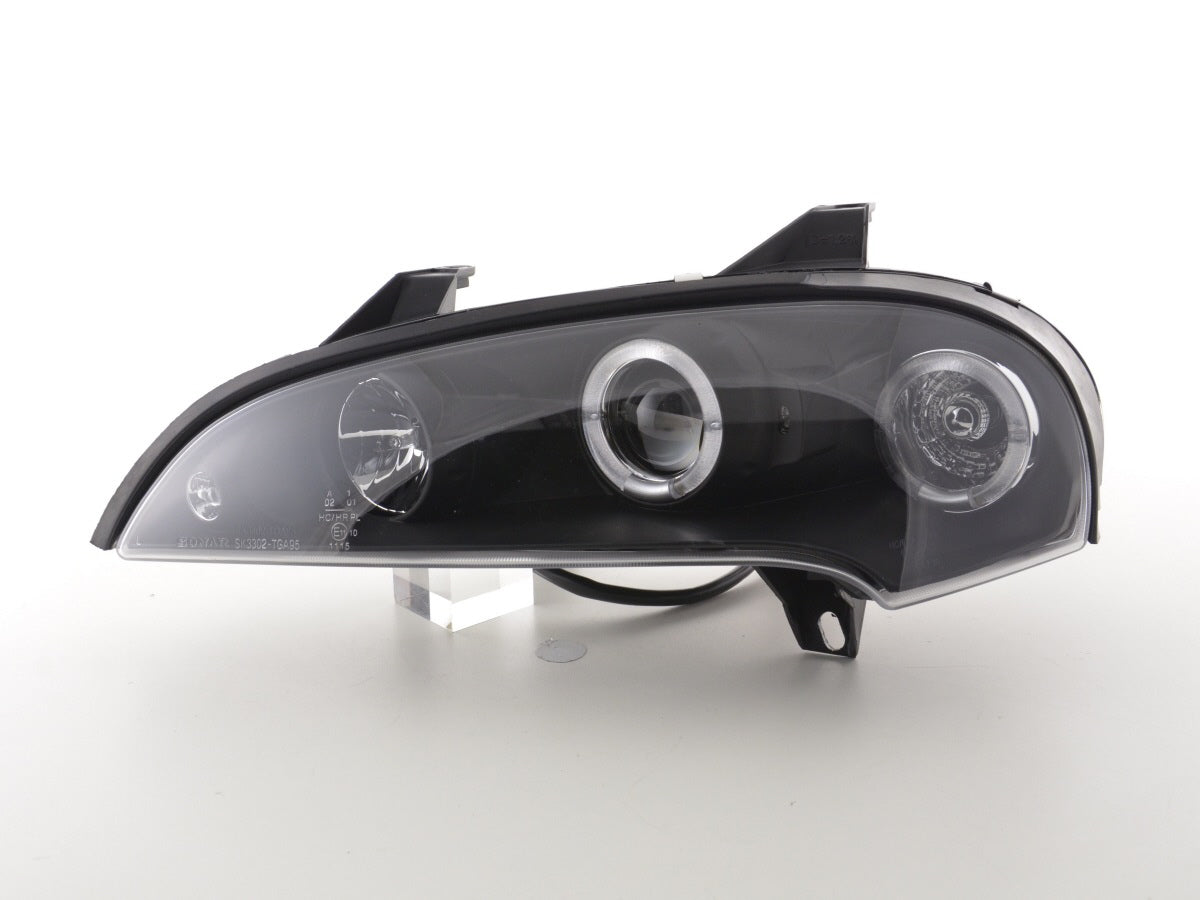 Scheinwerfer Set Angel Eyes Opel Tigra Bj. 95-03 schwarz