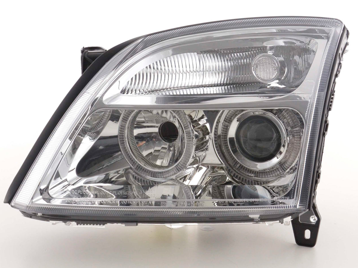 Scheinwerfer Set Angel Eyes Opel Vectra C Bj. 02-04 chrom