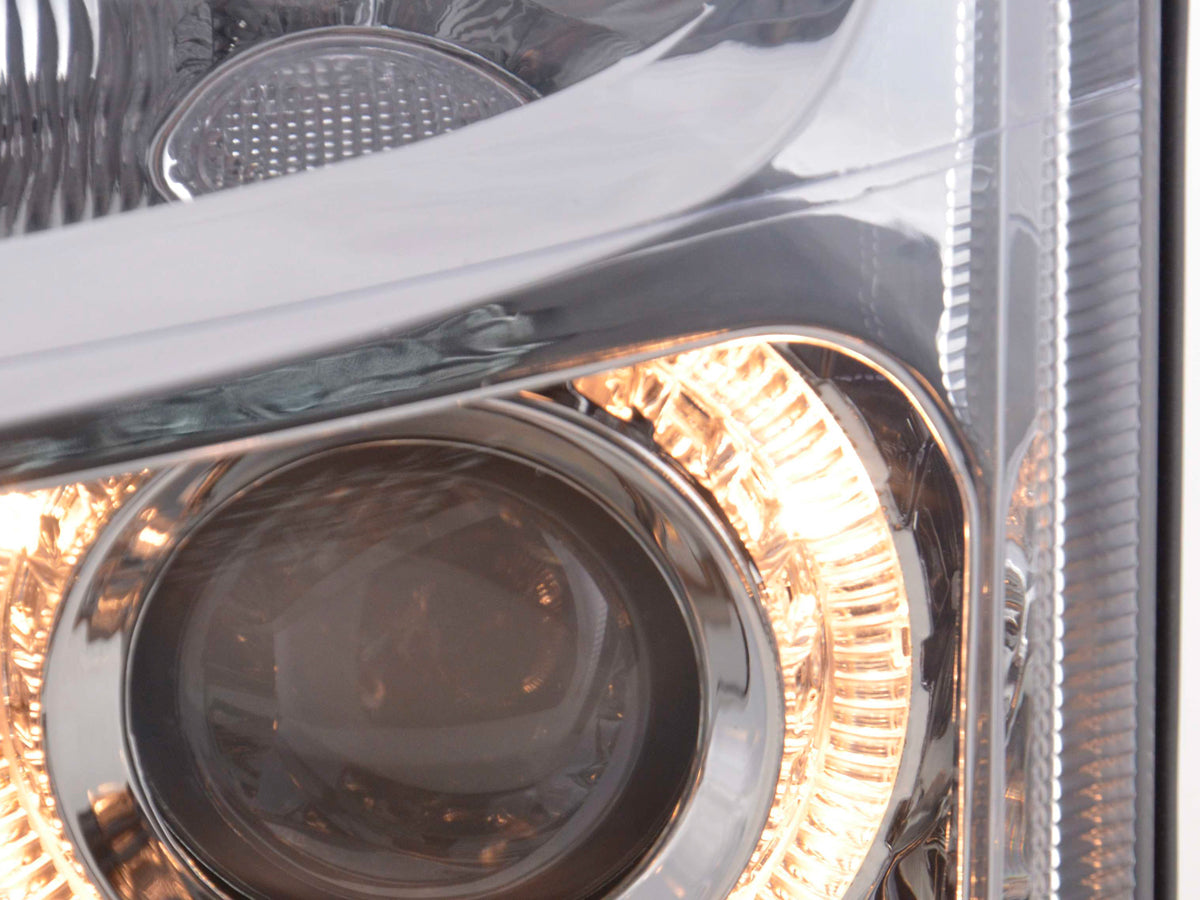 Scheinwerfer Set Angel Eyes Opel Vectra C Bj. 02-04 chrom