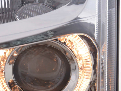 Scheinwerfer Set Angel Eyes Opel Vectra C Bj. 02-04 chrom