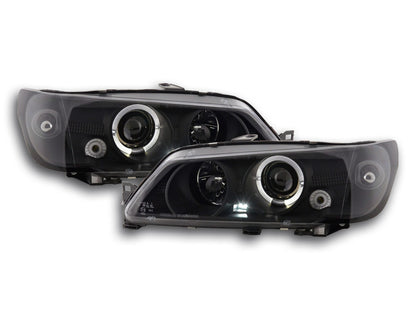 Scheinwerfer Set Peugeot 306  93-96 schwarz