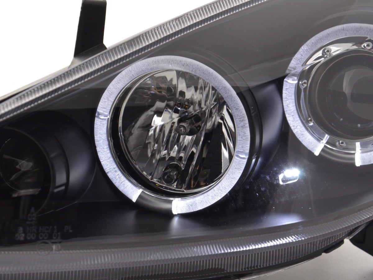 Scheinwerfer Set Peugeot 307 Bj. 01-06 schwarz