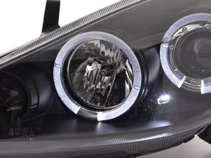 Scheinwerfer Set Peugeot 307 Bj. 01-06 schwarz