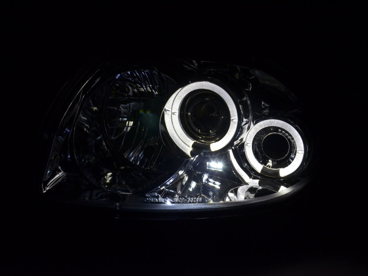 Scheinwerfer Set Renault Clio Typ B Bj. 98-01 chrom