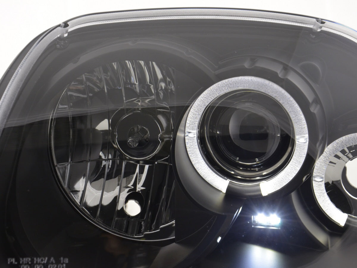 Scheinwerfer Set Renault Clio Typ B Bj. 98-01 schwarz