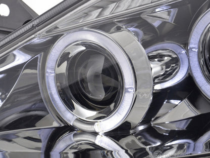 Scheinwerfer Set Renault Clio Typ R Bj. 05- chrom für Rechtslenker