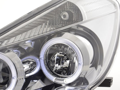 Scheinwerfer Set Renault Clio Typ R Bj. 05- chrom für Rechtslenker