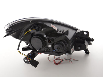 Scheinwerfer Set Renault Clio Typ R Bj. 05- chrom für Rechtslenker