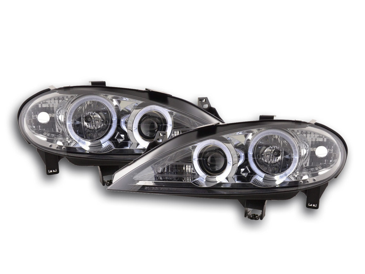Scheinwerfer Renault Megane 1 3/5-trg. Bj. 99-02 chrom für Rechtslenker