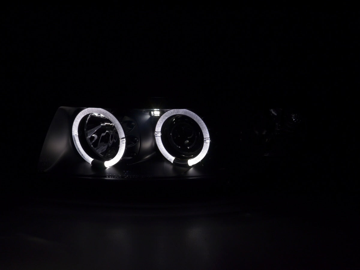 Scheinwerfer Set Seat Leon/Toledo Typ 1M Bj. 97-05 schwarz