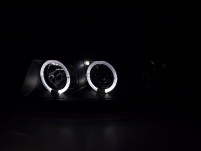 Scheinwerfer Set Seat Leon/Toledo Typ 1M Bj. 97-05 schwarz