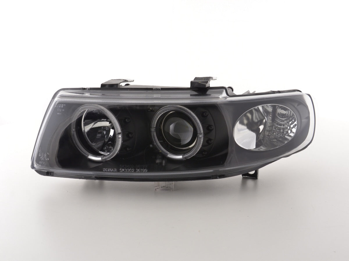 Scheinwerfer Set Seat Leon/Toledo Typ 1M Bj. 97-05 schwarz