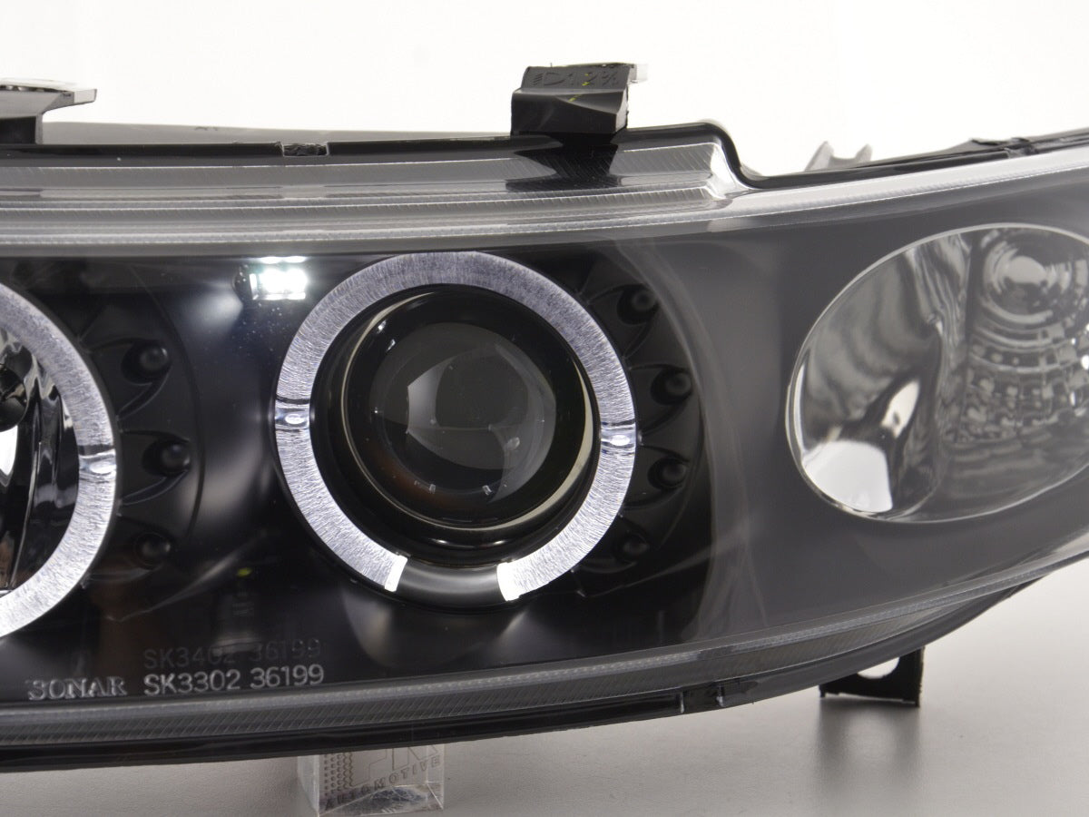 Scheinwerfer Set Seat Leon/Toledo Typ 1M Bj. 97-05 schwarz