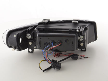 Scheinwerfer Set Seat Leon/Toledo Typ 1M Bj. 97-05 schwarz