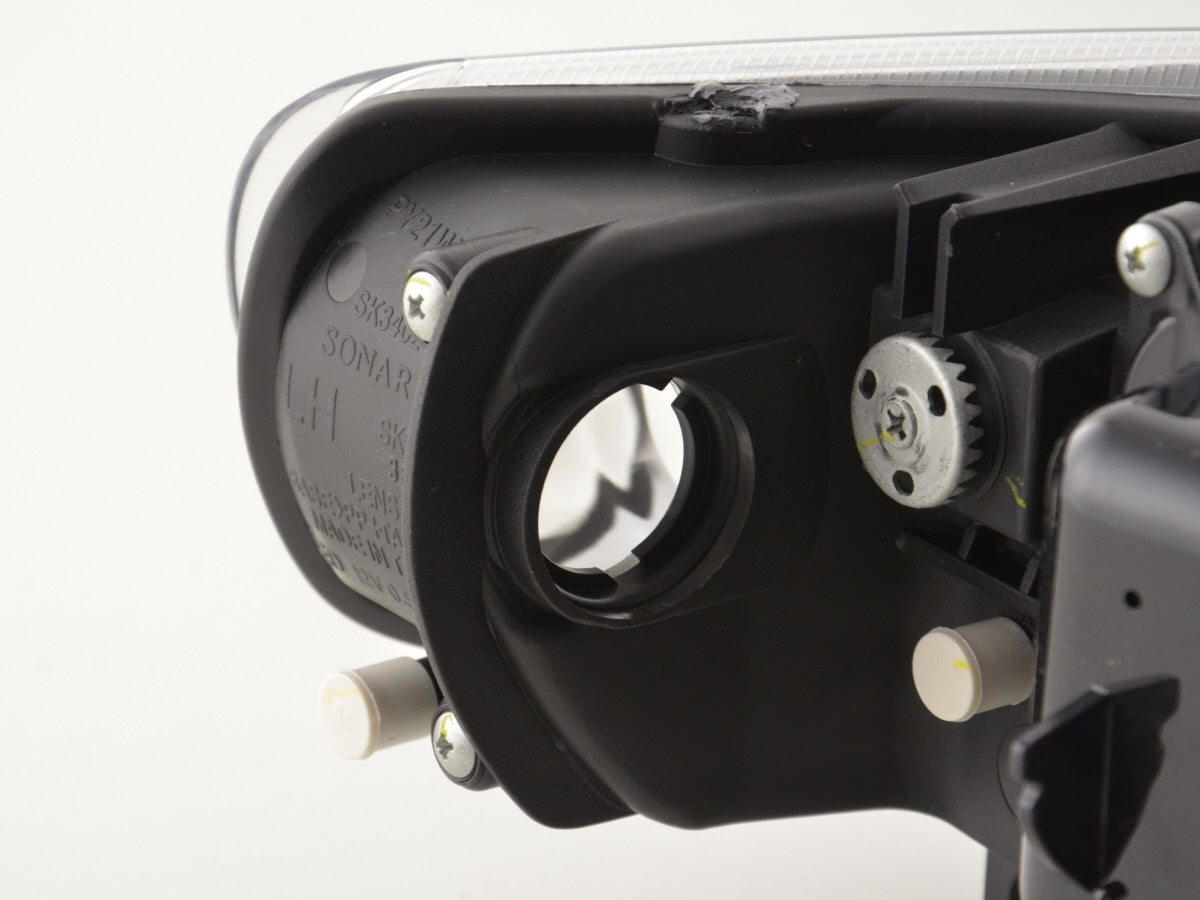 Scheinwerfer Set Seat Leon/Toledo Typ 1M Bj. 97-05 schwarz