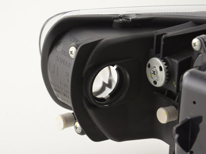 Scheinwerfer Set Seat Leon/Toledo Typ 1M Bj. 97-05 schwarz