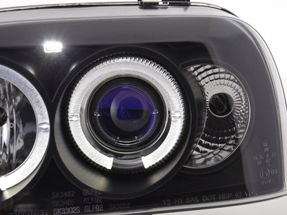 Scheinwerfer Set VW Golf 3 Typ 1HXO 1 EXO Bj. 91-97 schwarz