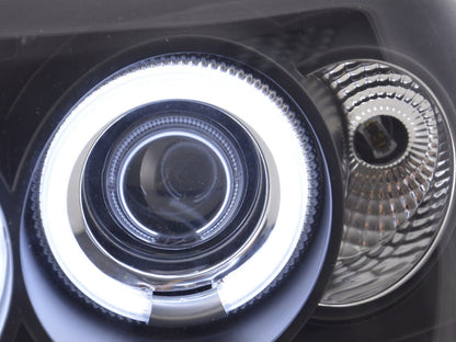 Scheinwerfer Set Angel Eyes CCFL VW Golf 3  92-98 schwarz