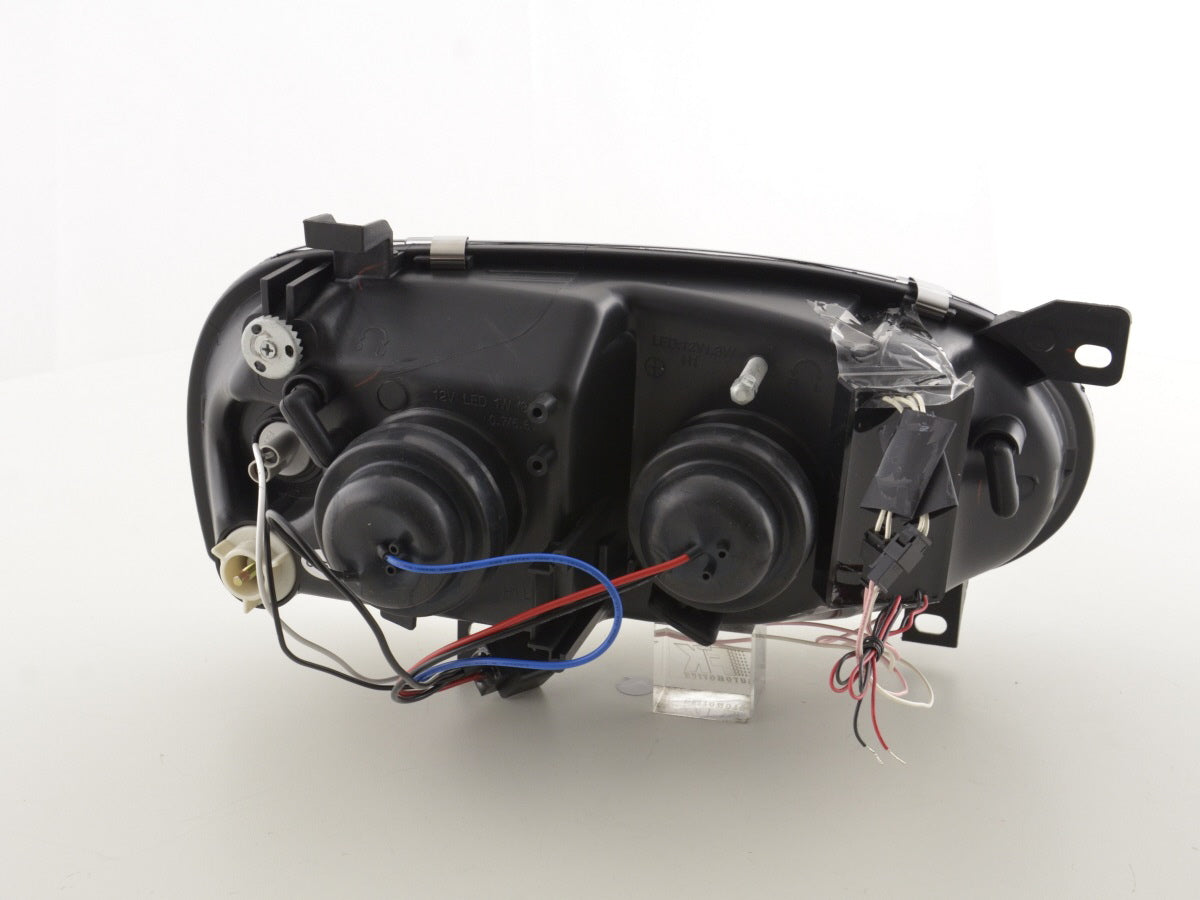 Scheinwerfer Set Angel Eyes CCFL VW Golf 3  92-98 schwarz