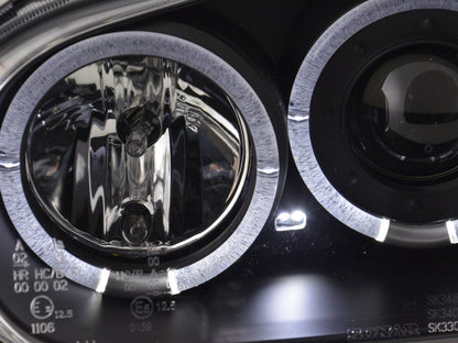 Scheinwerfer Set Angel Eyes VW Golf 4 Typ 1J Bj. 98-03 schwarz