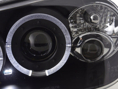Scheinwerfer Set Angel Eyes VW Golf 4 Typ 1J Bj. 98-03 schwarz